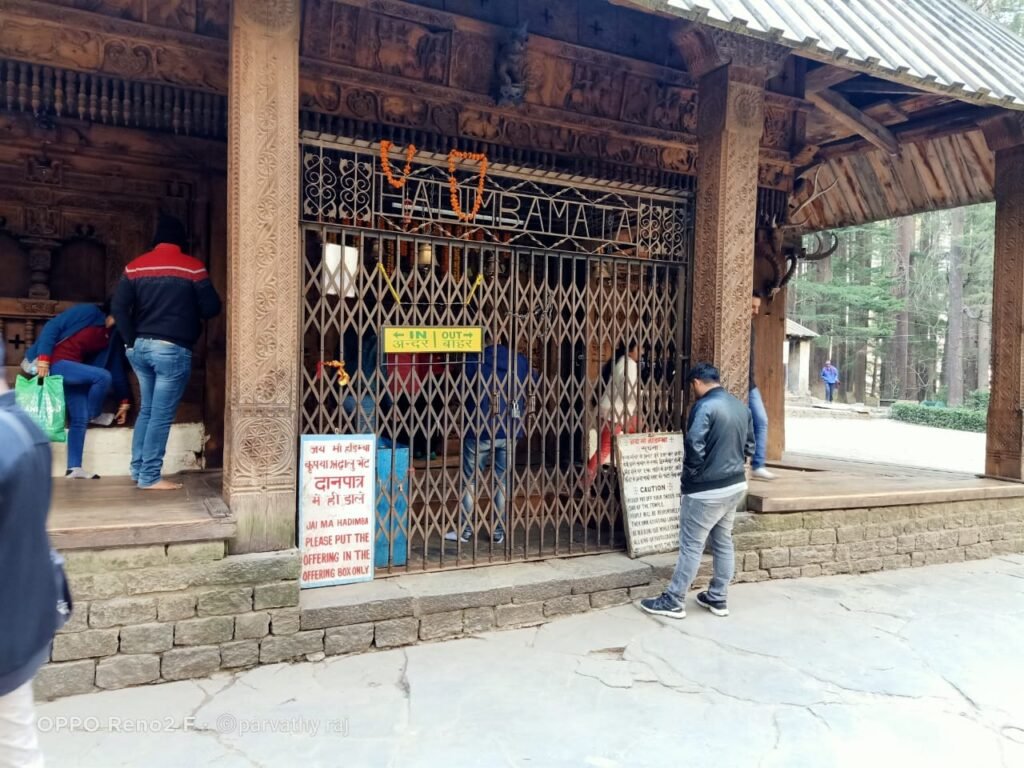 Hadimba Devi Temple in Manali, Kullu district, Himachal Pradesh